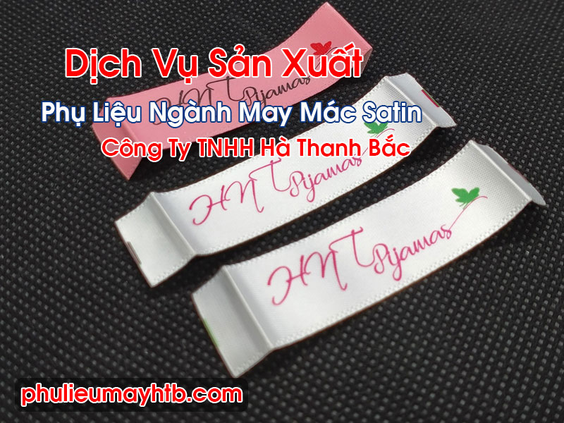 Phụ Liệu Ngành May Mác Satin